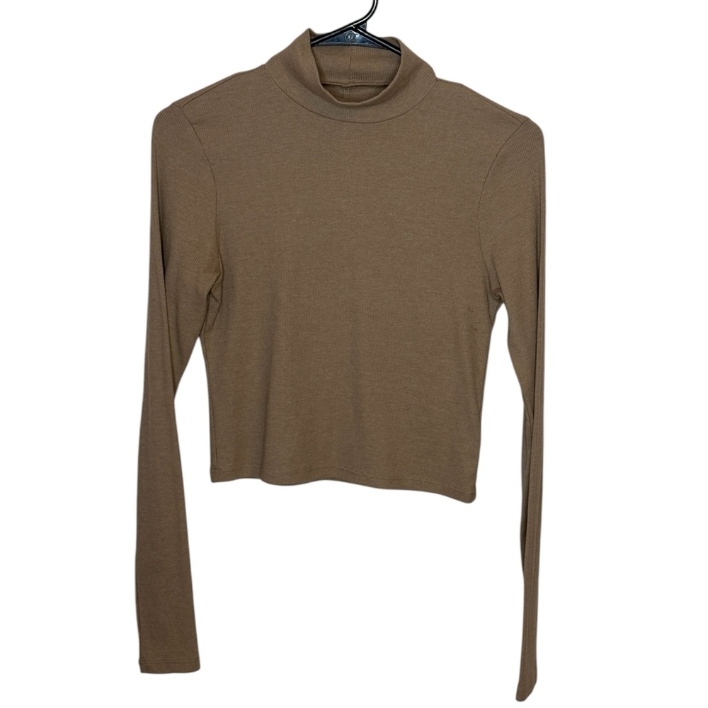 NWOT American Eagle Ribbed Turtle Neck Long Sleeve Shirt, Size Medium